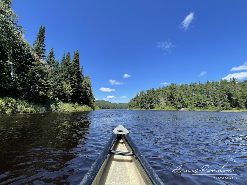Canot camping sur la rivière Matawin