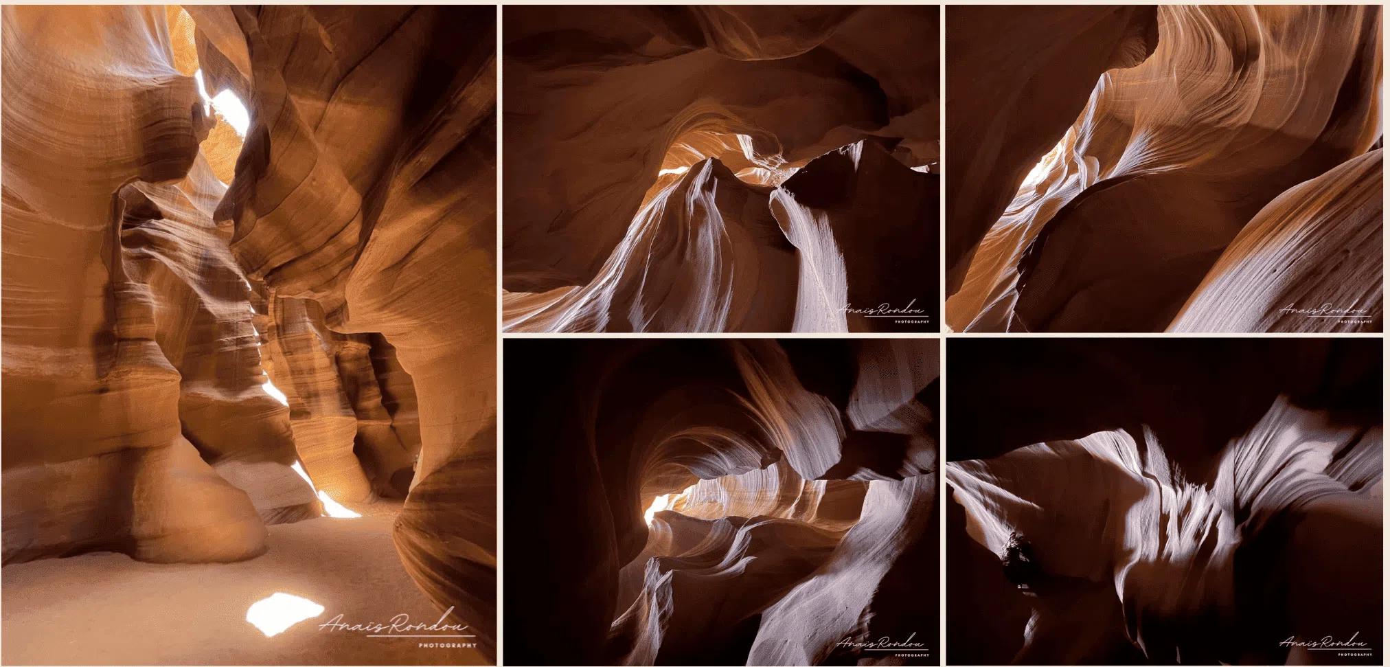 Antelope Canyon ouest américain Photos de Antelope canyon et ses formations rocheuses oranges à l'ouest américain
