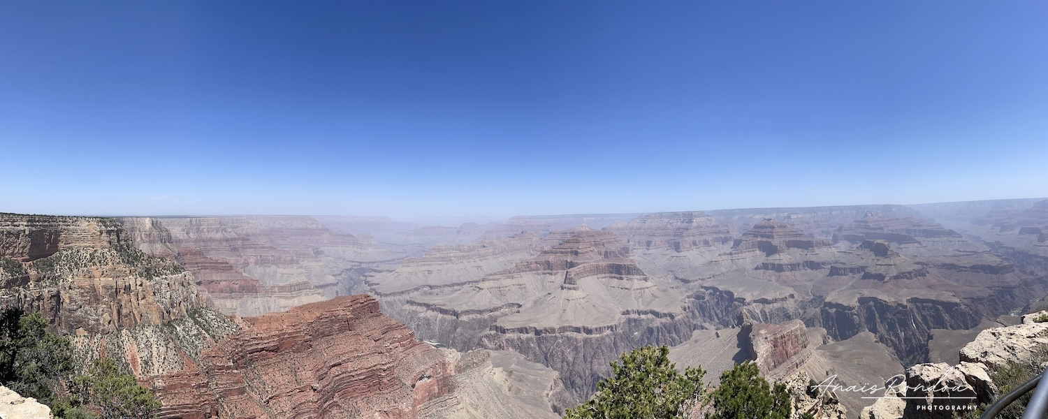 Grand Canyon rive sud Panorama sur le Grand Canyon depuis la rive sud