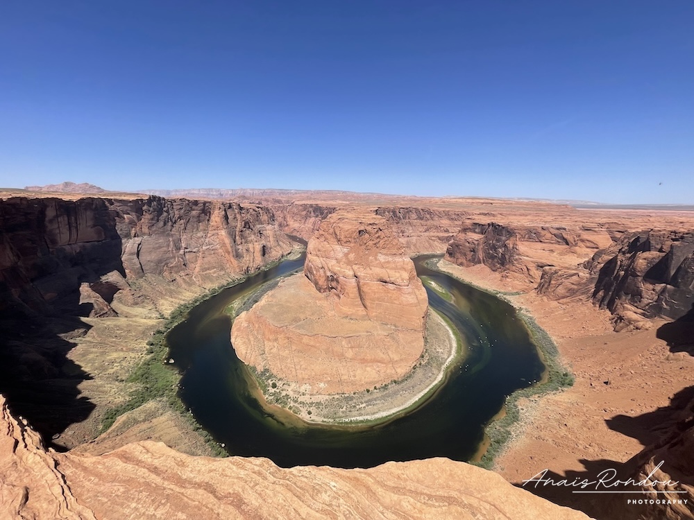 Horseshoe Bend Rocher en forme de fer à cheval avec rivière nommé Horseshoe Bend