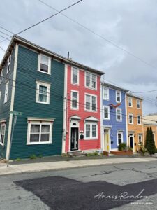 Maisons colorées de Saint John's à Terre-Neuve au Canada