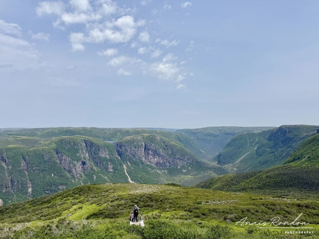 Paysage depuis le sommet du Mont Gros-Morne
