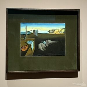 Oeuvre d'art de Dali photographiée au MoMa à New York