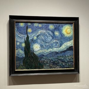 Oeuvre d'art nuit étoilée de Van Gogh exposée au Museum of Modern Art de New York