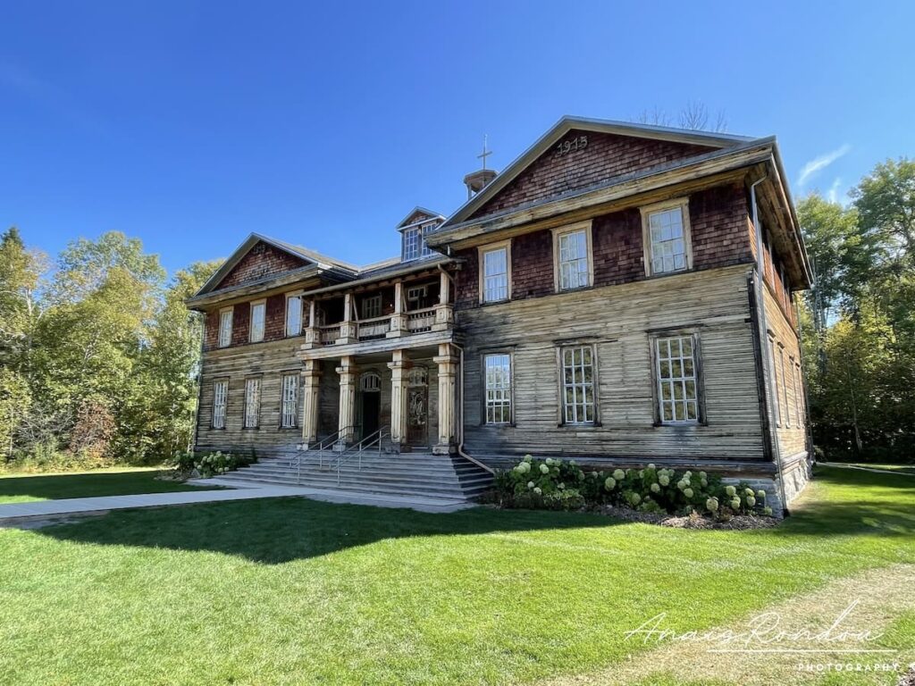 École du village historique de Val-Jalbert près du Lac Saint-Jean