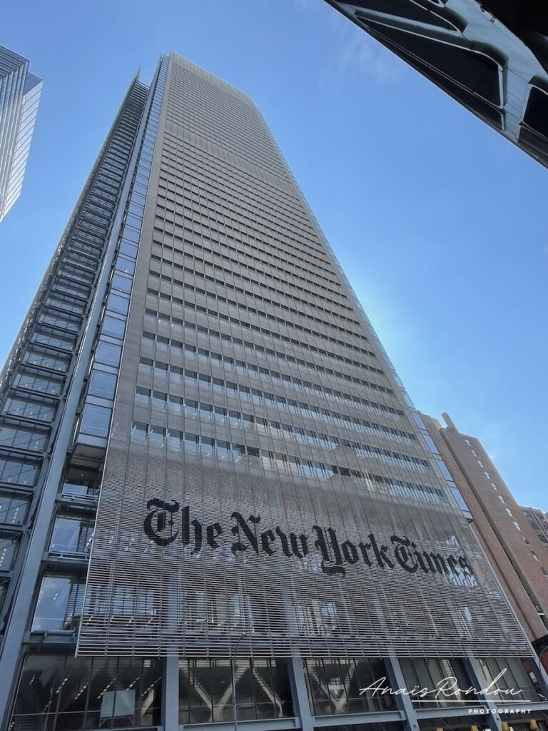 Voir la tour du New York Times Tour du New York Times à New York